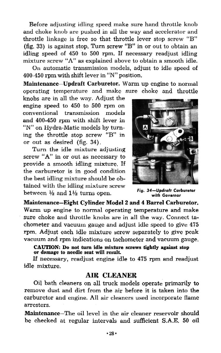 1959 Chevrolet Truck Operators Manual Page 104
